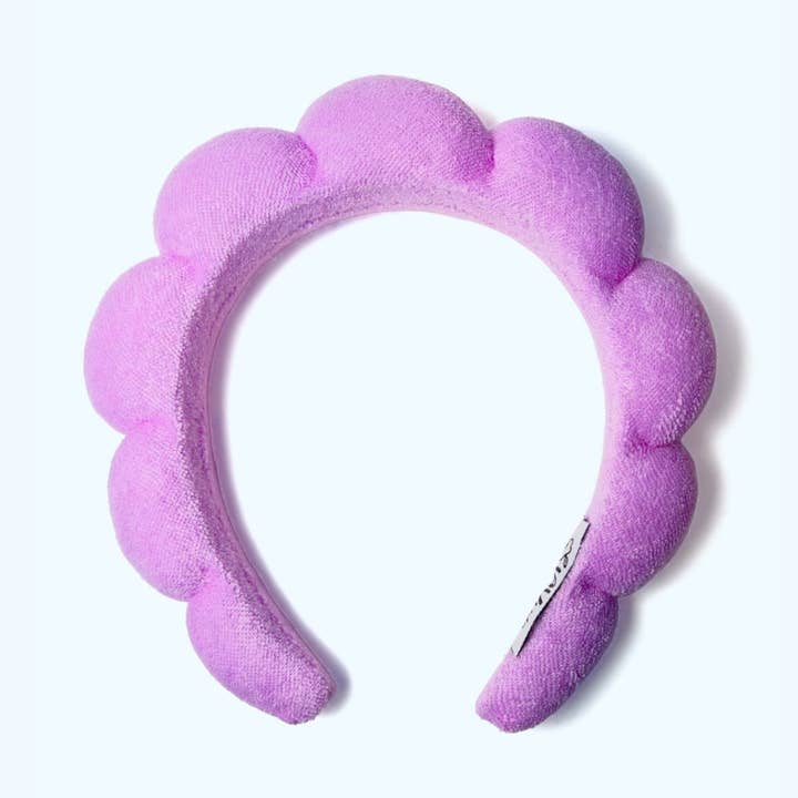 Miss Nella – wholesale Spa headband – Pink Lavender Bubble Headband0