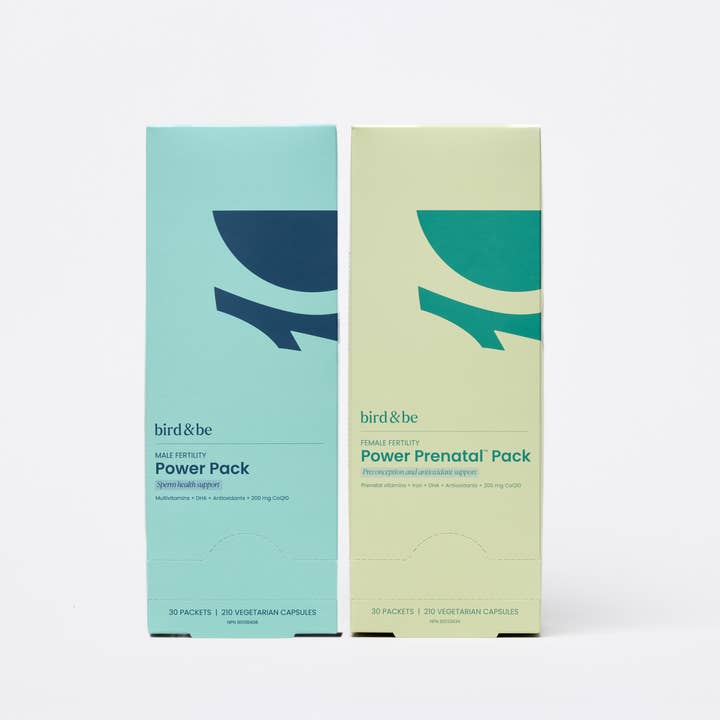 Egg + Sperm Support Bundle for wholesale by Bird & Be Fertility Supplements