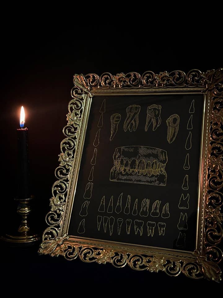 Teeth Print for wholesale by Midnight Studio LA