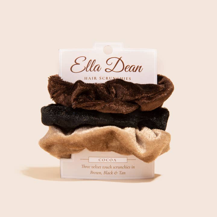 Ella Dean – wholesale Scrunchie - Dam – Sammet hår scrunchies