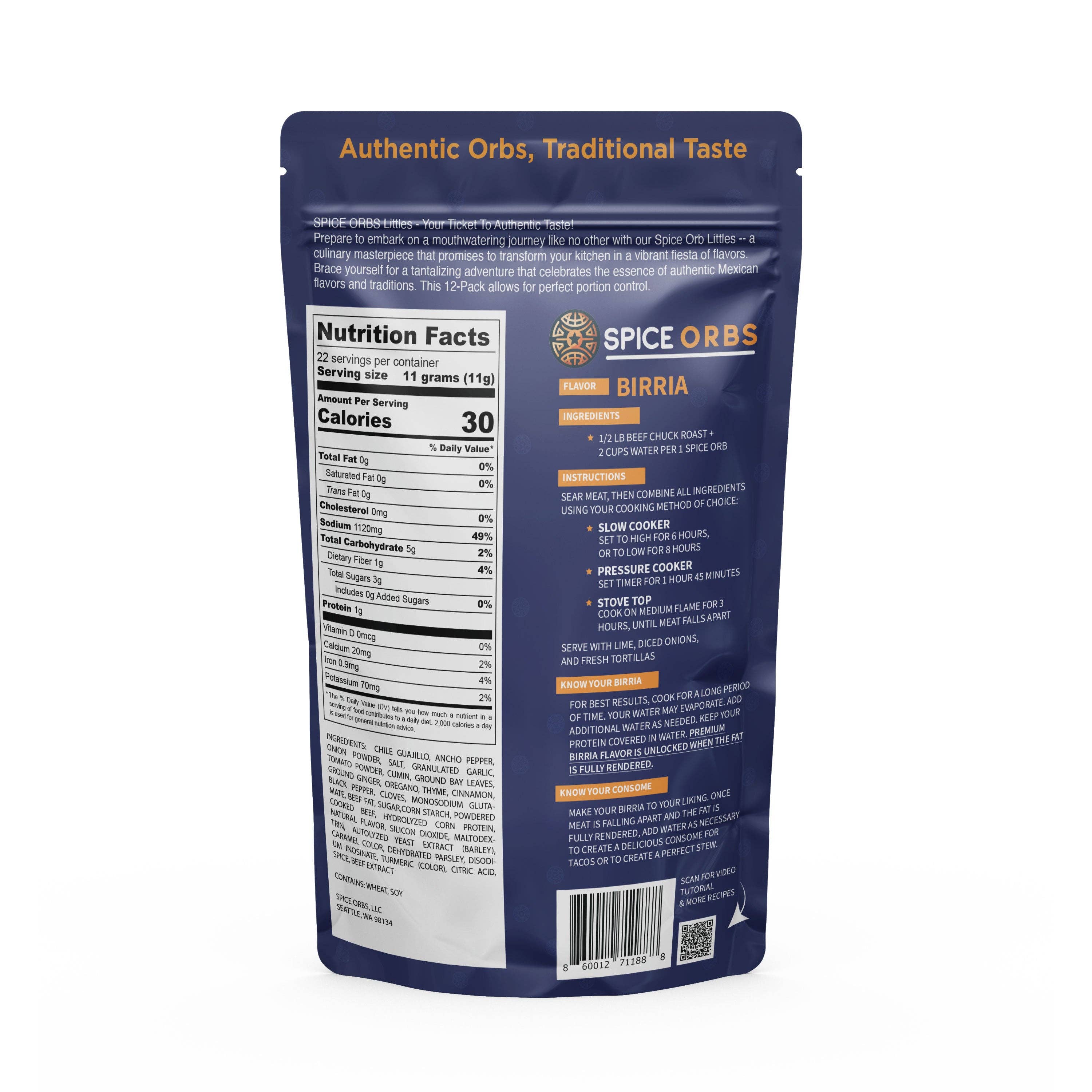 Spice Orbs - Wholesale Dried spice mix - Birria Littles1