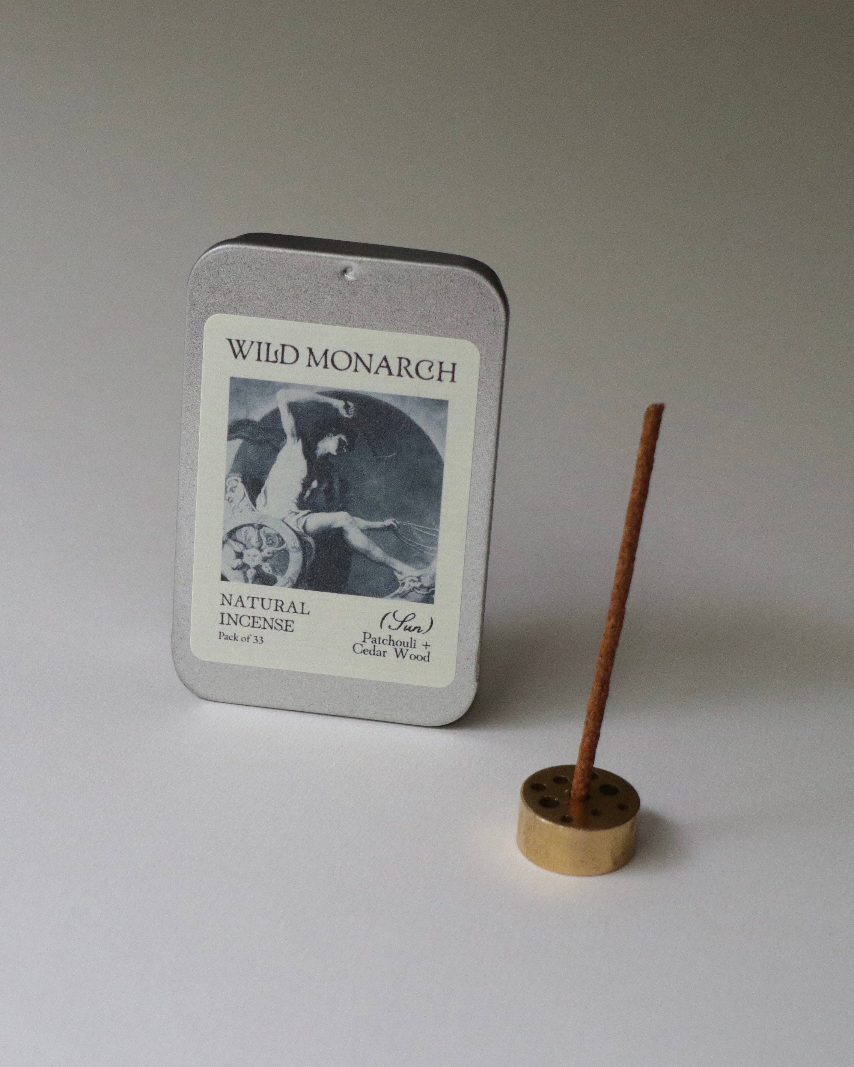 Wild Monarch Incense - Wholesale Incense - Sun (Patchouli + Cedar Wood) Natural Incense3