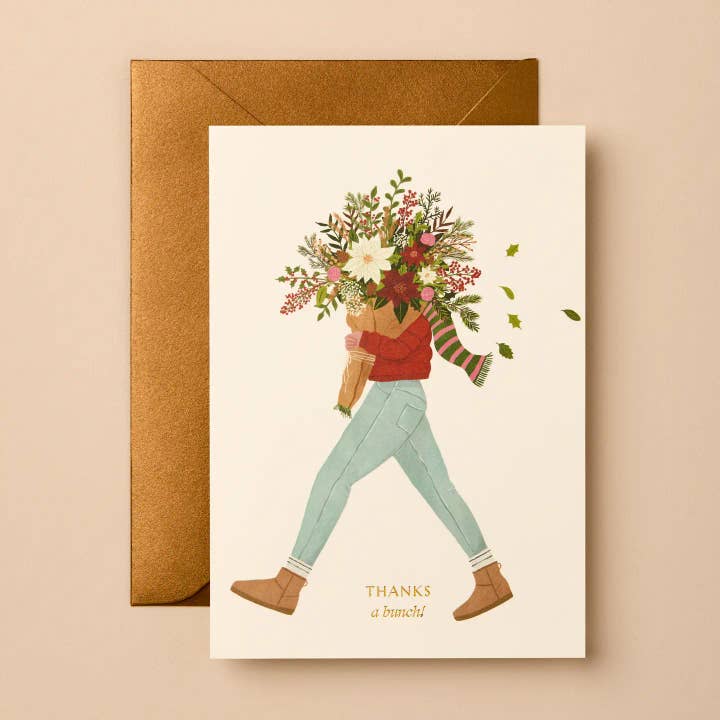 Thank You Card | Sustainable Minimal Design for wholesale by Gabrielle & Celine Greeting Cards Australia