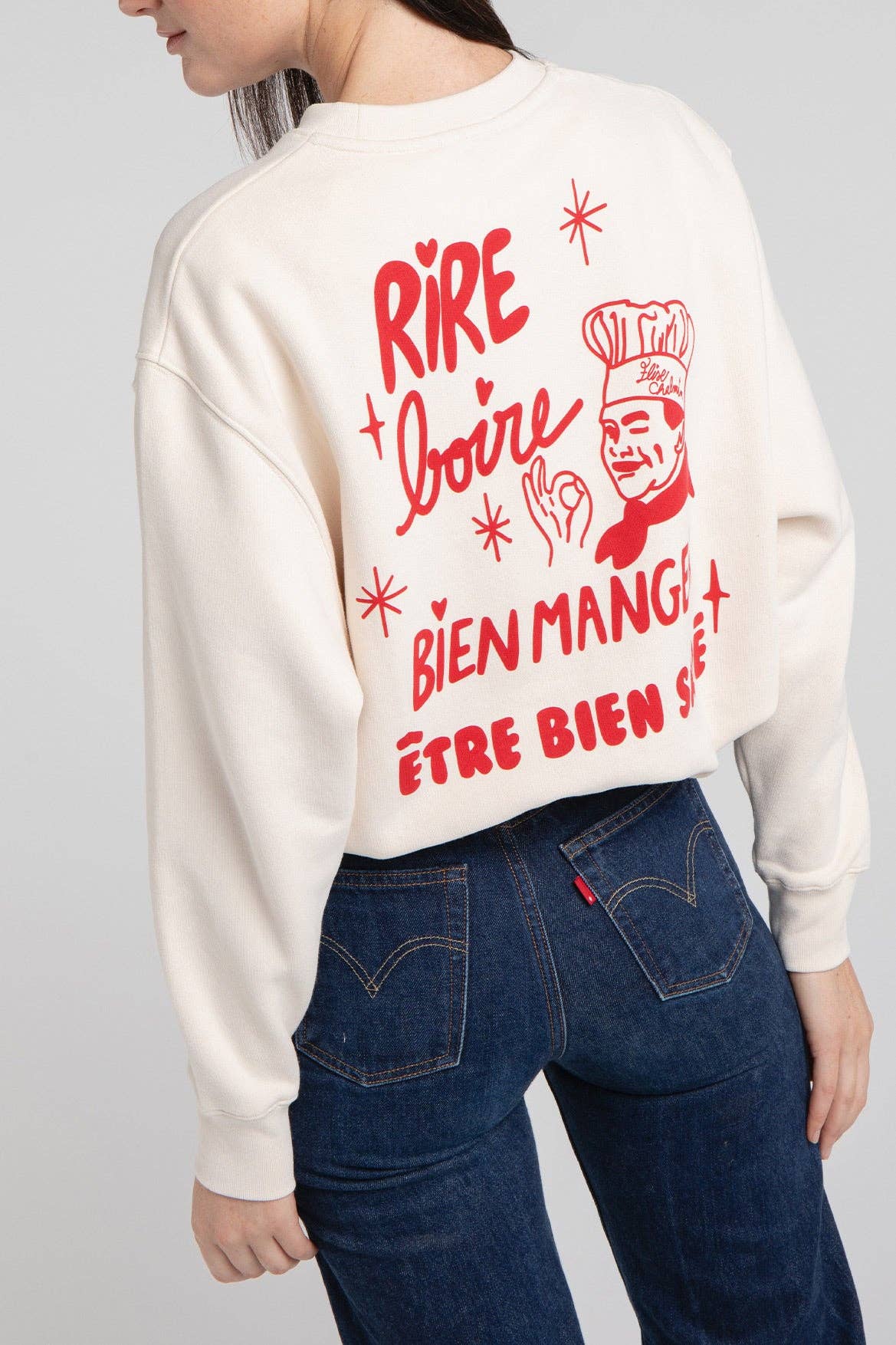 Elise Chalmin - Wholesale Graphic Sweatshirt - Women's - Luigi sweatshirt3