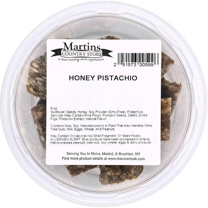 Martin's Country Store LLC – wholesale Nuts – HONEY PISTACHIO ENERGY CHUNKS 8oz3