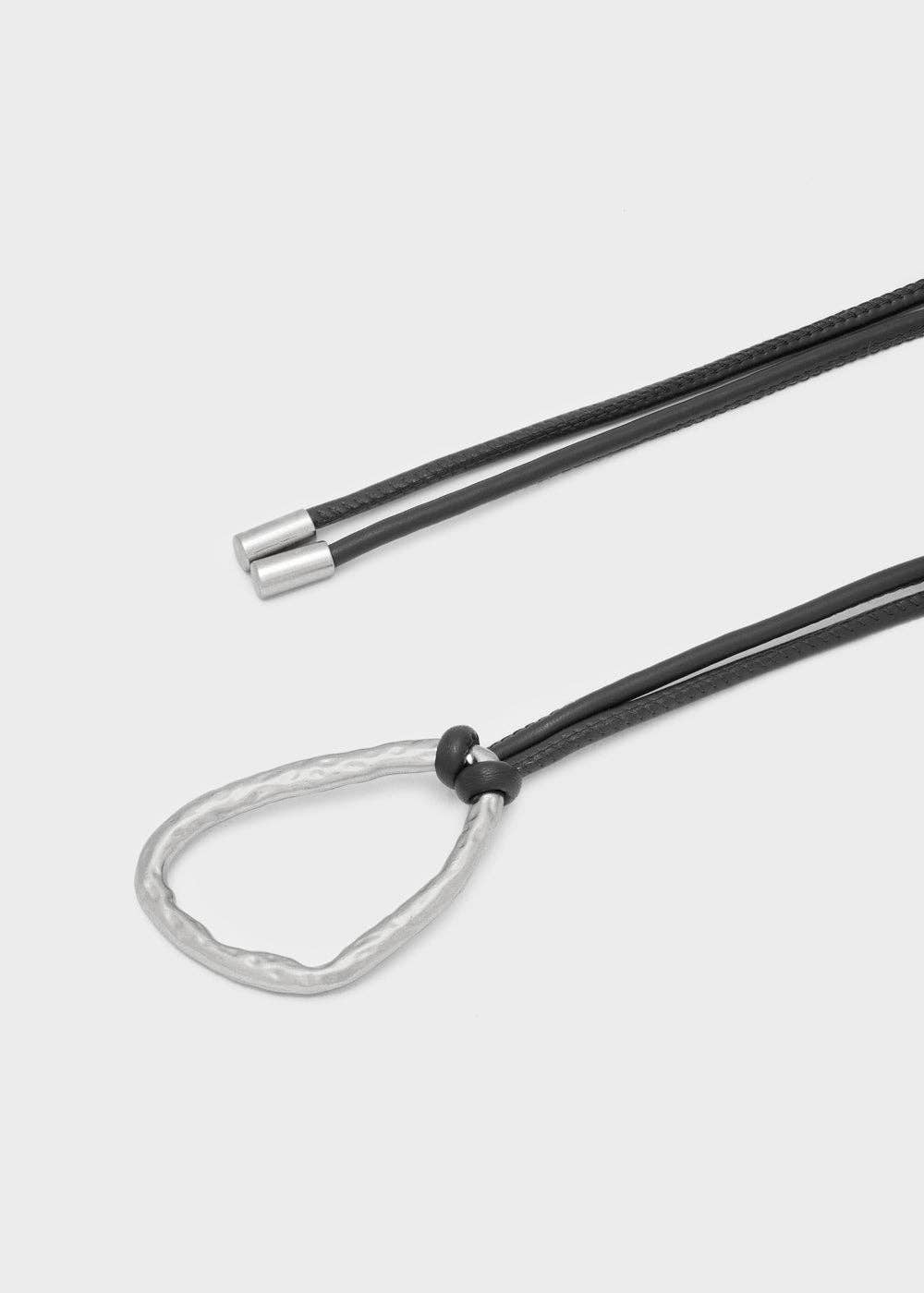 NALI' - Wholesale Belt - Women's - LIBRA BELT W/ ADJUSTABLE CORD BLACK - N621