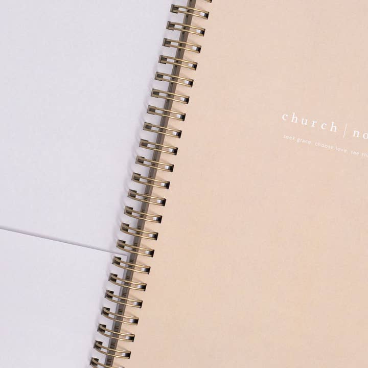 Church Notes Co. - Wholesale Notebook - Dove Grey Church Notes Bible Study Notebook10