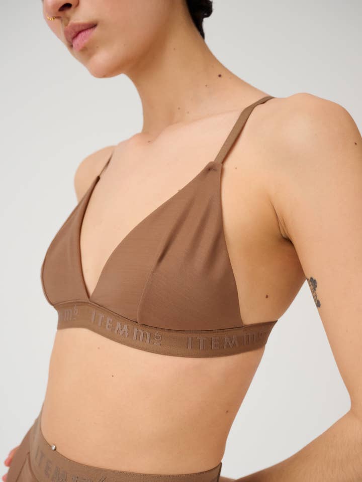 All Mesh Triangle Bralette for wholesale by ITEM m6