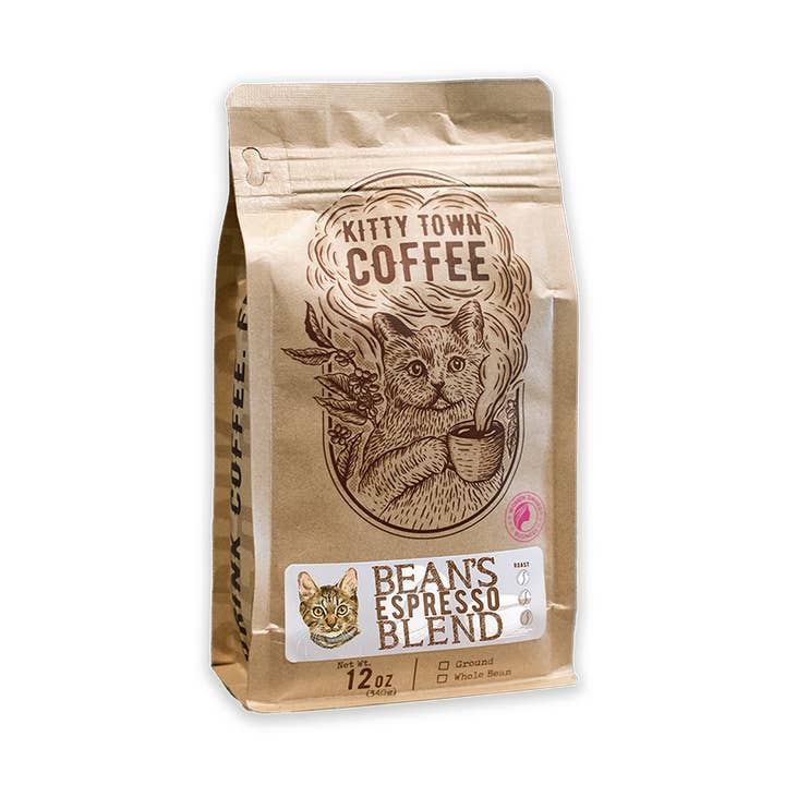 Bean's Espresso Blend: Medium Roast Espresso Blend for wholesale by Kitty Town Coffee