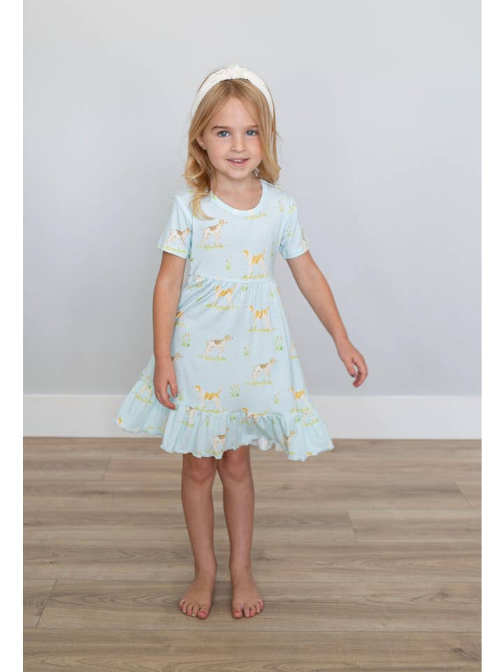 Sweet Bay Clothing - Wholesale Dress - Kids - Hunting Dog Twirl Dress1