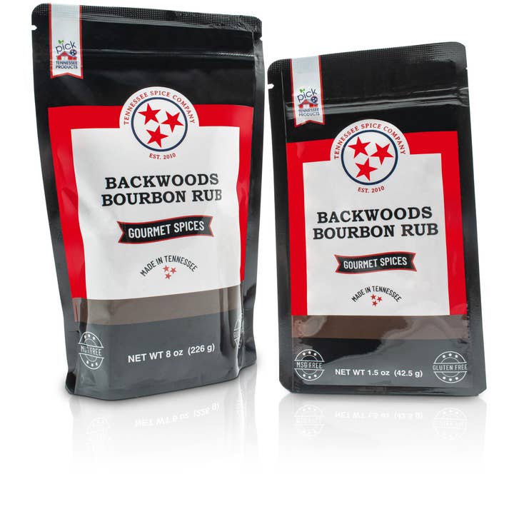 Lagniappe Spice & Tennessee Spice Company - Wholesale Rub - Backwoods Bourbon Rub - TN Spice (8 oz)