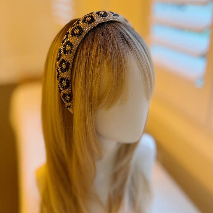 Ellison+Young - Wholesale Fashion Headband - Women's - Beaded In Art Headband5