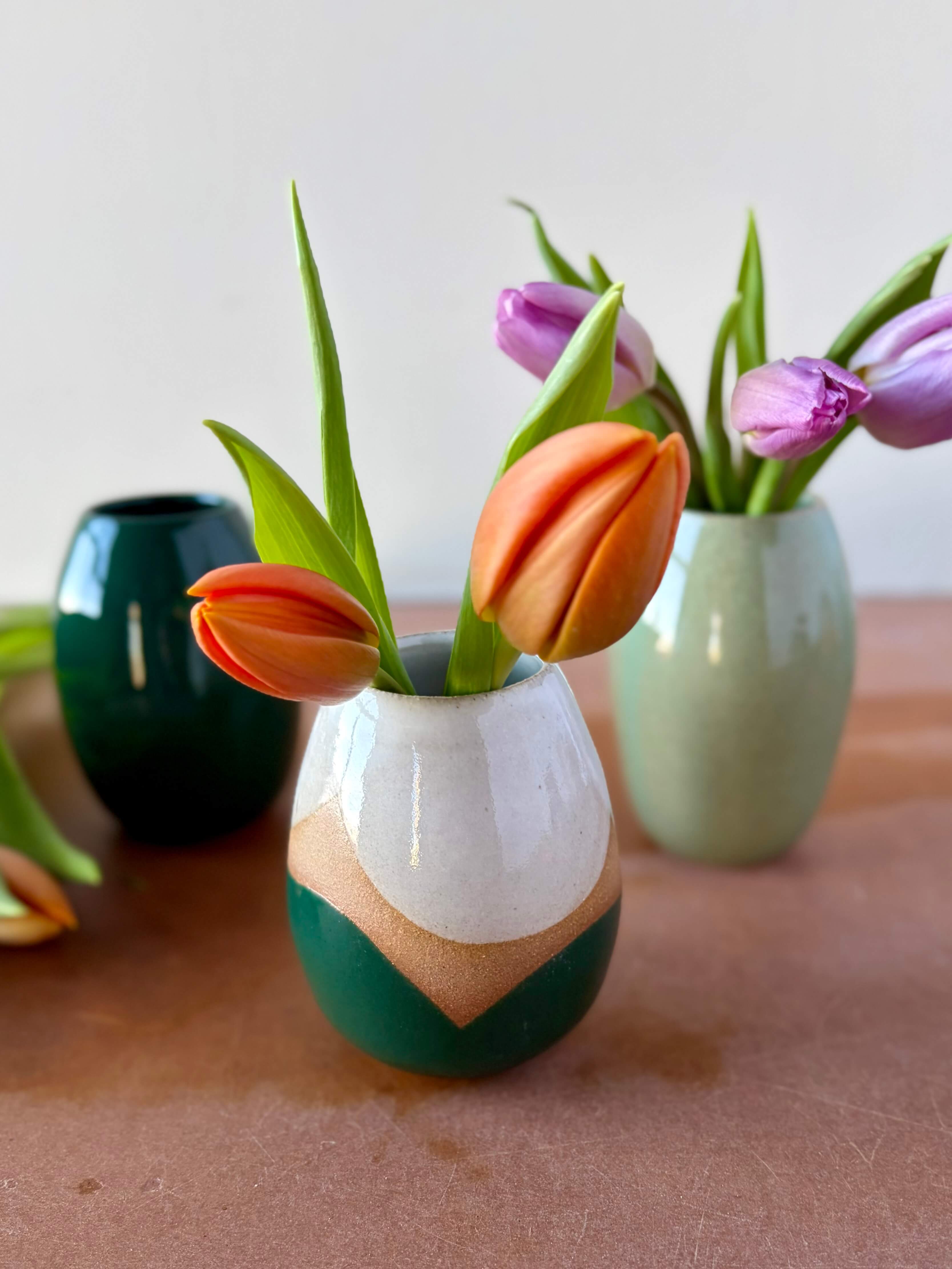 ROB Ceramics - Wholesale Vase - Horizon Bud Vase (Spring Palette)5