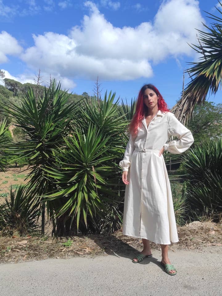 Anadyr Dress Linen for wholesale by SIZ