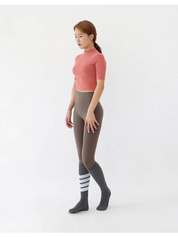 Comfortarians - Wholesale Socks - Women's - Yoga Knee Socks Pilates Non-Slip Long Sock Leg Warmer Cotton3