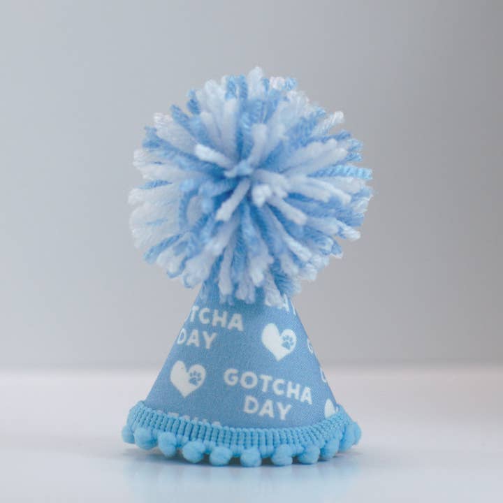 Pup Party Hats - Wholesale Party Hat/Crown - Gotcha Day Blue Party Hat