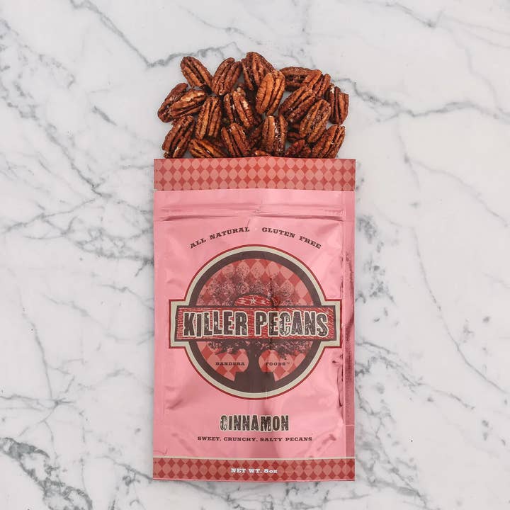 Killer pecans - Wholesale Nuts - Cinnamon Sugar Killer Pecans, Sweet, Salty, Crunchy! 8 oz
