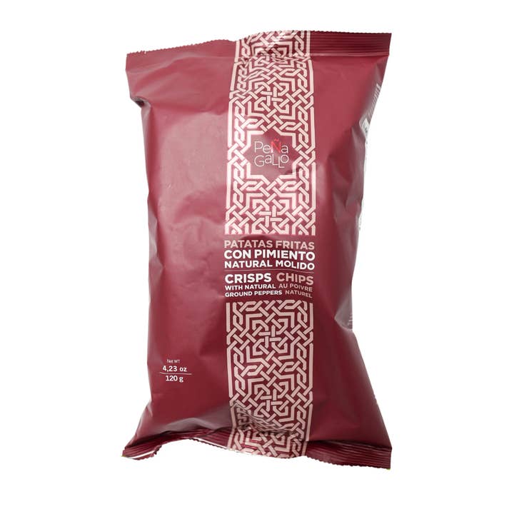 Peñagallo - Spain - Natural Ground Red Pepper Potato Chips - for wholesale by Alta Gama Foods