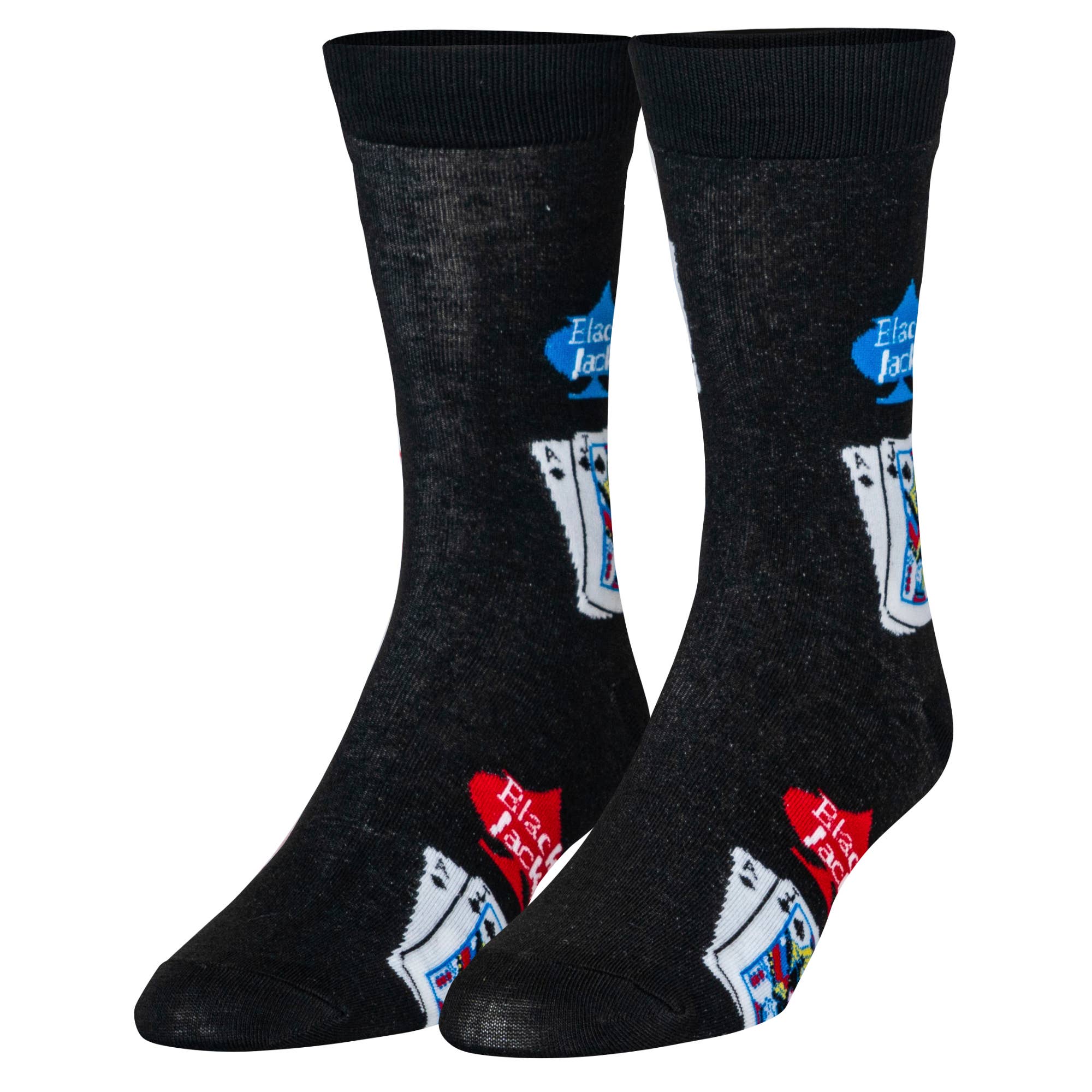 Crazy Socks - Wholesale Socks - Men's - Blackjack - Mens Crew Folded0