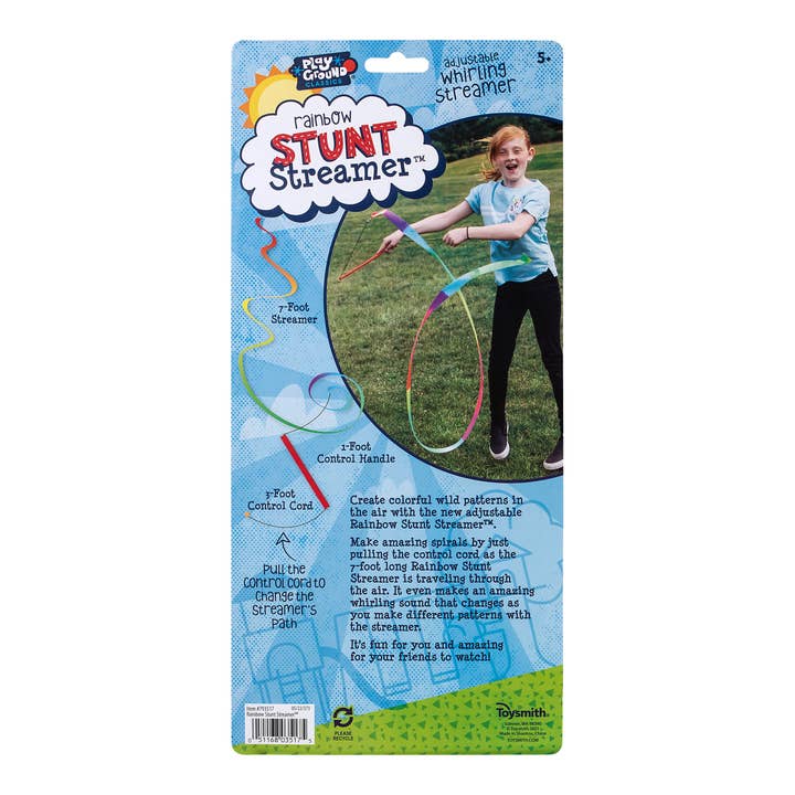 Toysmith - Wholesale Classic Toy - Kids - Playground Classics Rainbow Stunt Streamer1
