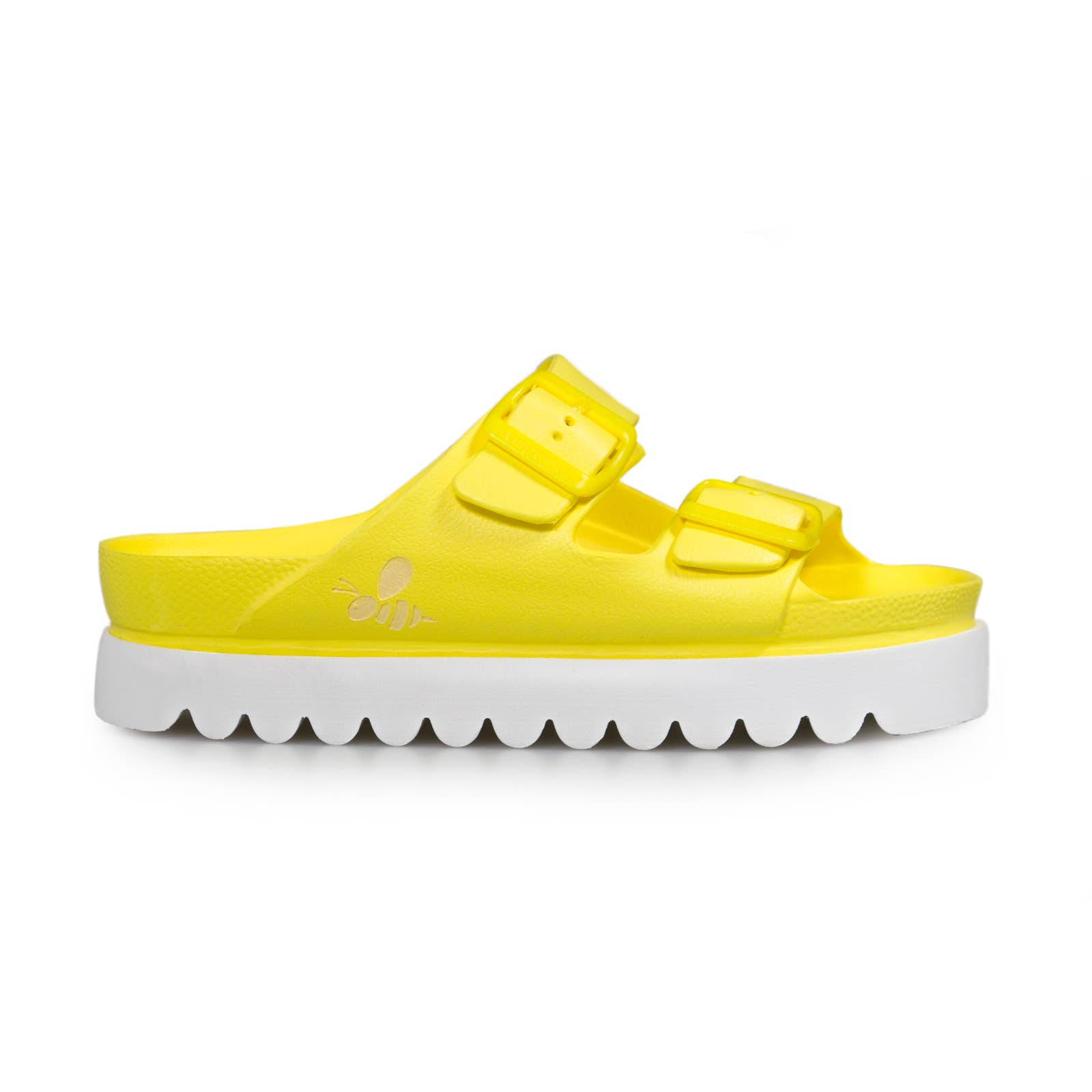 Avispas - Wholesale Sandals - Women's - Sunset Yellow. Vegan Sandals With Buckles And Platform0