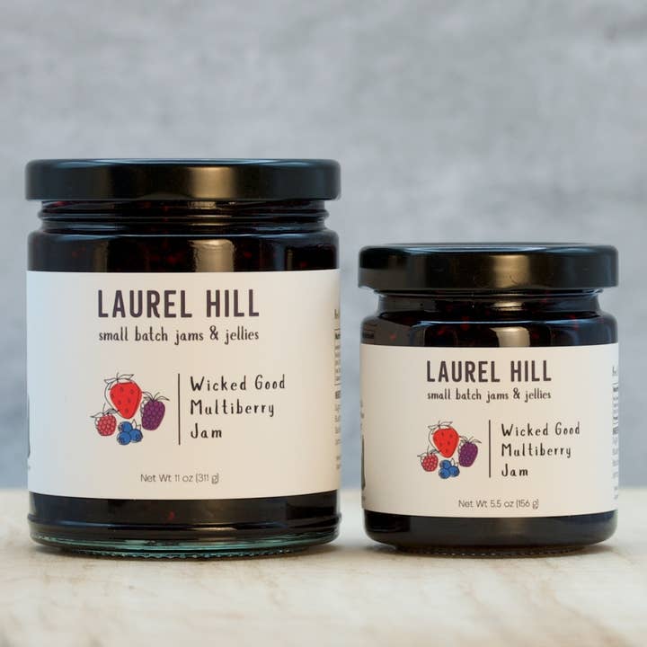 Wicked Good Multiberry Jam for wholesale by Laurel Hill Jams & Jellies