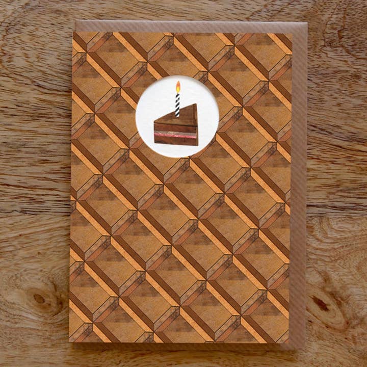 Paperwhale Cards & Paper Goods - Wholesale Birthday Card - Chocolate Cake Card