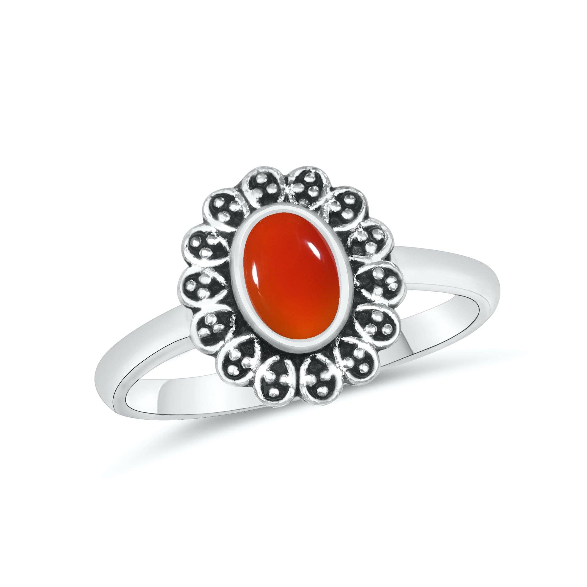 Handmade Jewels – Engroshandel Båndring – Delikate Stable Ringe, Sølvbelagt – Assorterede, Boho Stil Med Naturlige Krystaller, Engros12