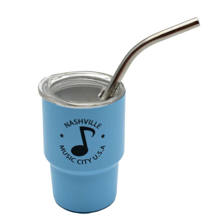 Nashville Shot Glass - Mini Tumbler Blue for wholesale by MID-SOUTH PRODUCTS