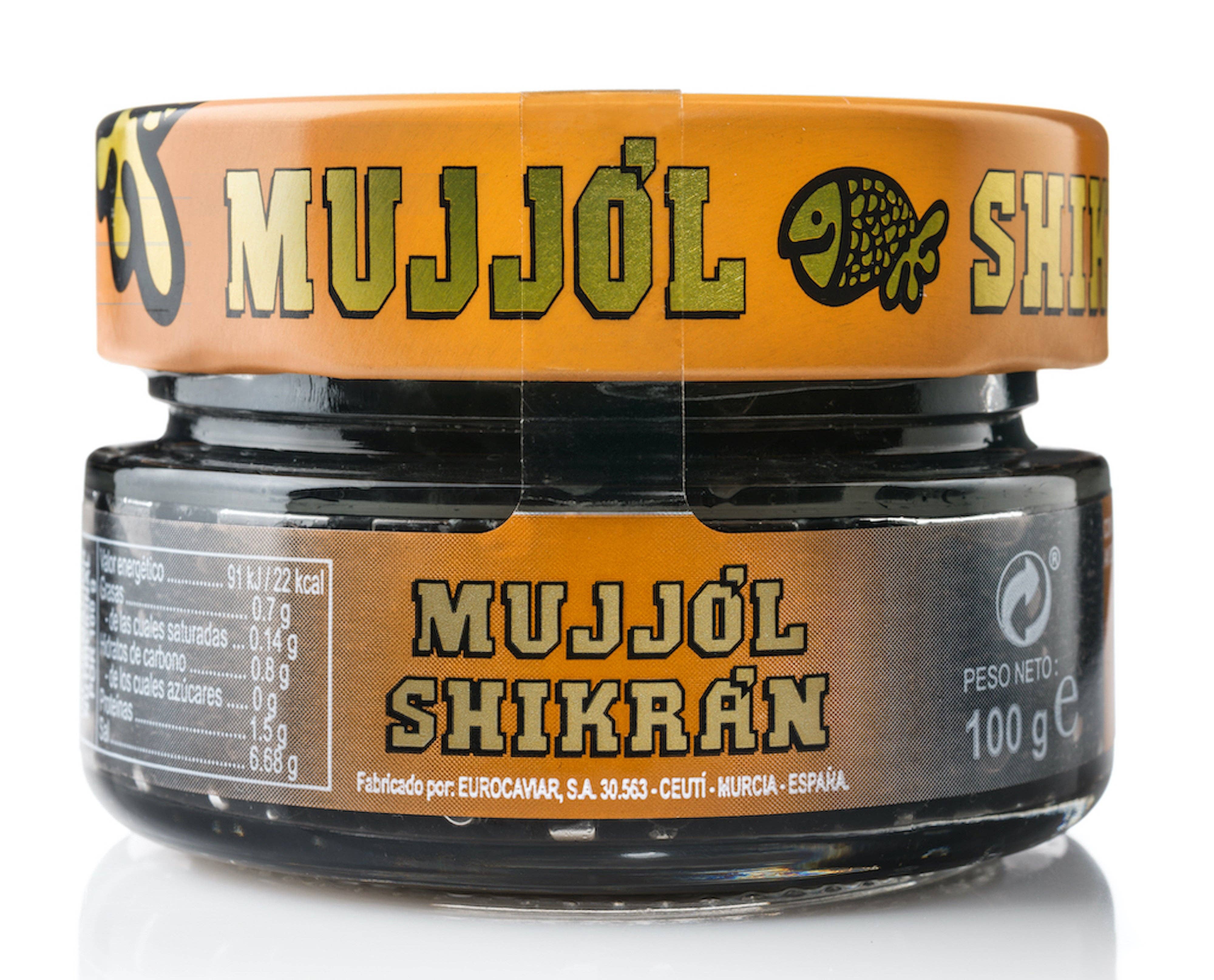 Duke's Gourmet - Wholesale Fish/seafood - Eurocaviar - Shikran - Mullet Roe Caviar Pearls Black, 3.52 oz [100 g]1