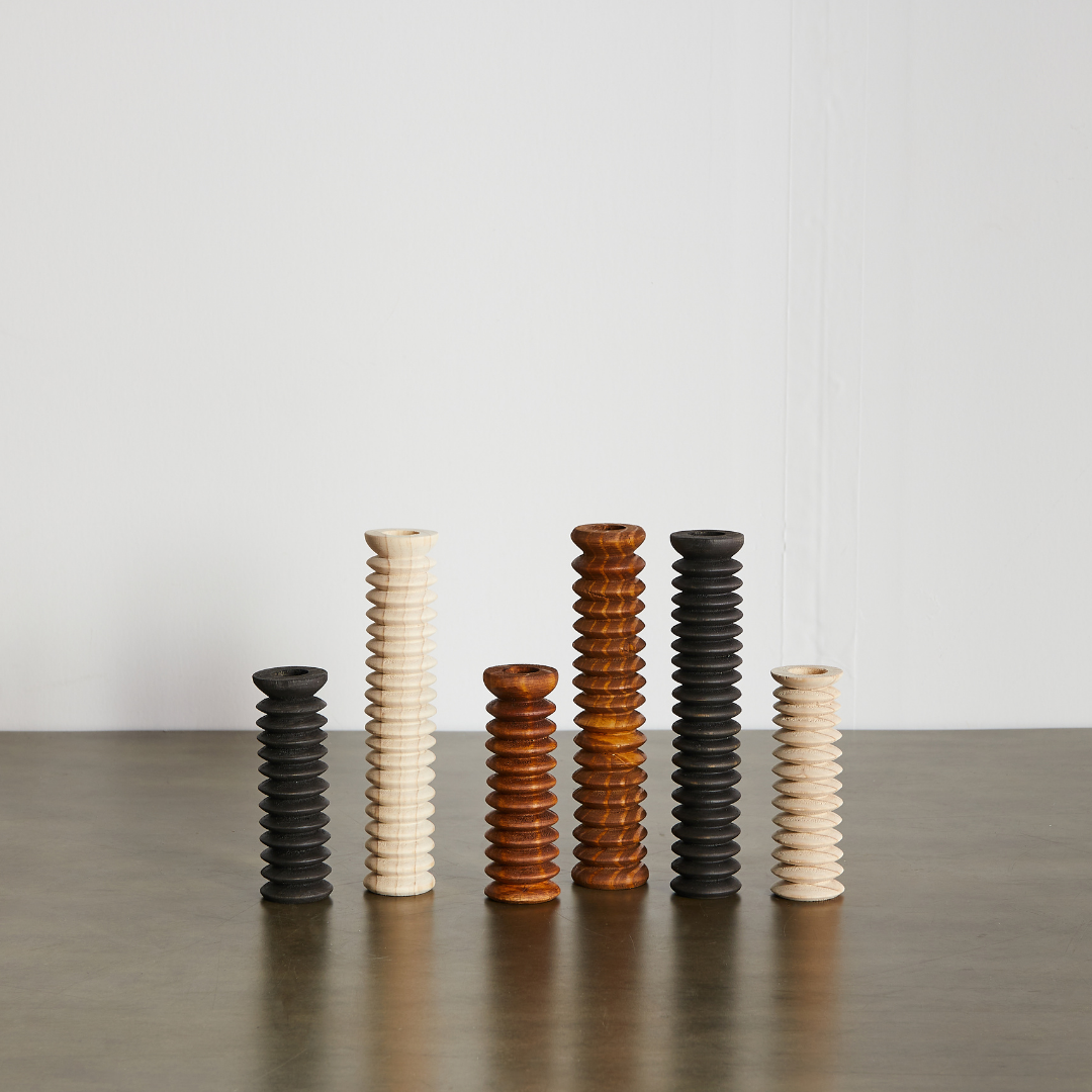 kanju Interiors – Suporte de vela por atacado – Castiçal Espiral1