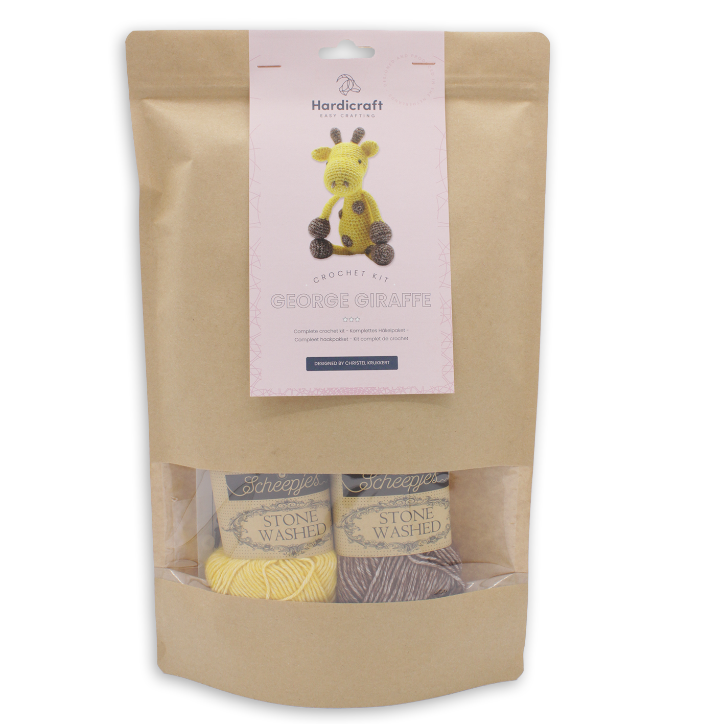 Hardicraft - Wholesale Knitting/Crochet Supplies - DIY Crochet Kit - George Giraffe5