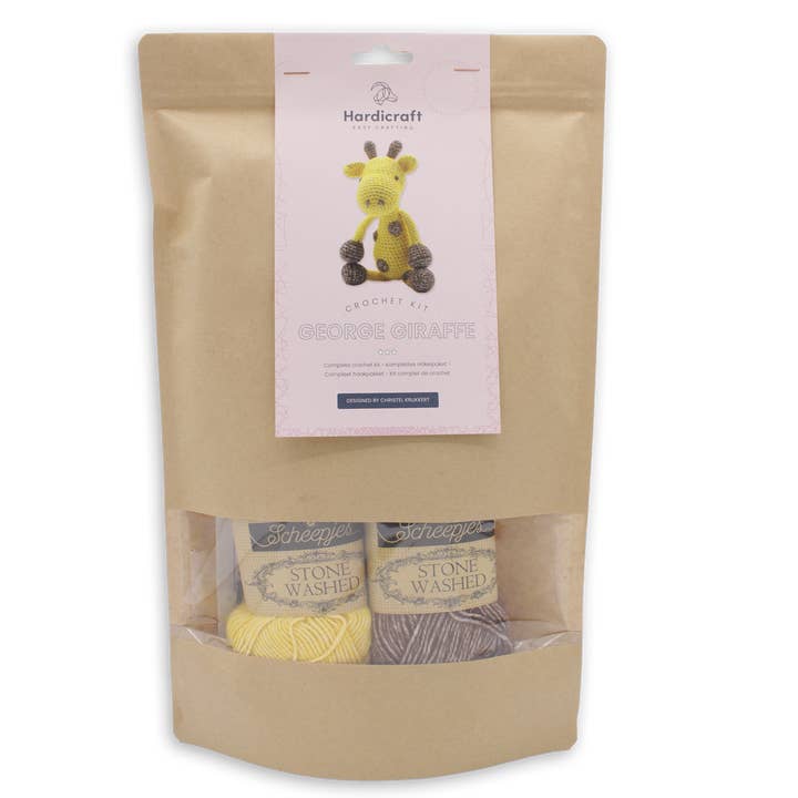 Hardicraft - Wholesale Knitting/Crochet Supplies - DIY Crochet Kit - George Giraffe5