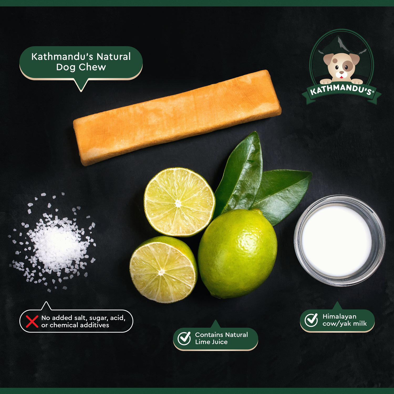 Kathmandu's Authentic Himalayan Cheese Yak Chew - Vente Friandises – chien - KATHMANDU'S Himalayan Yak Chews (sac de 5 lb)1