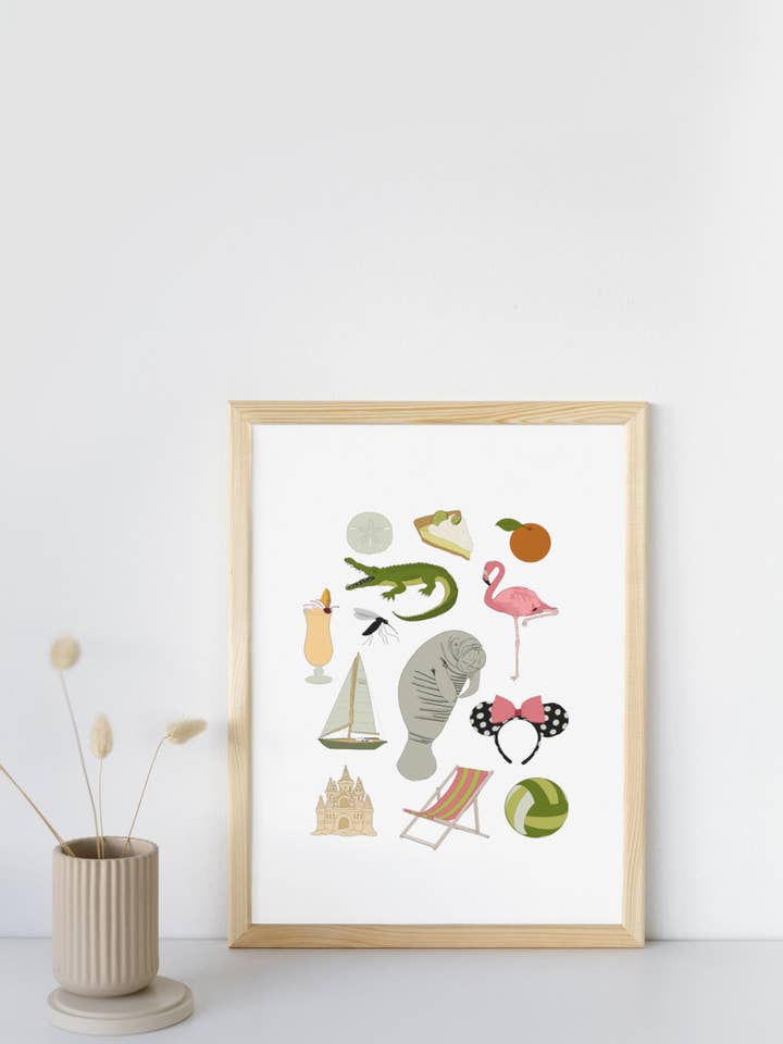 Impressão da Flórida por atacado de Teddy Rae Prints