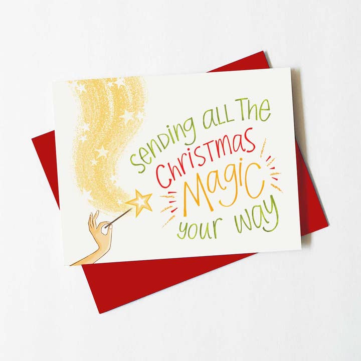 Jul Magic Card for engroshandel hos Green Bean Studio