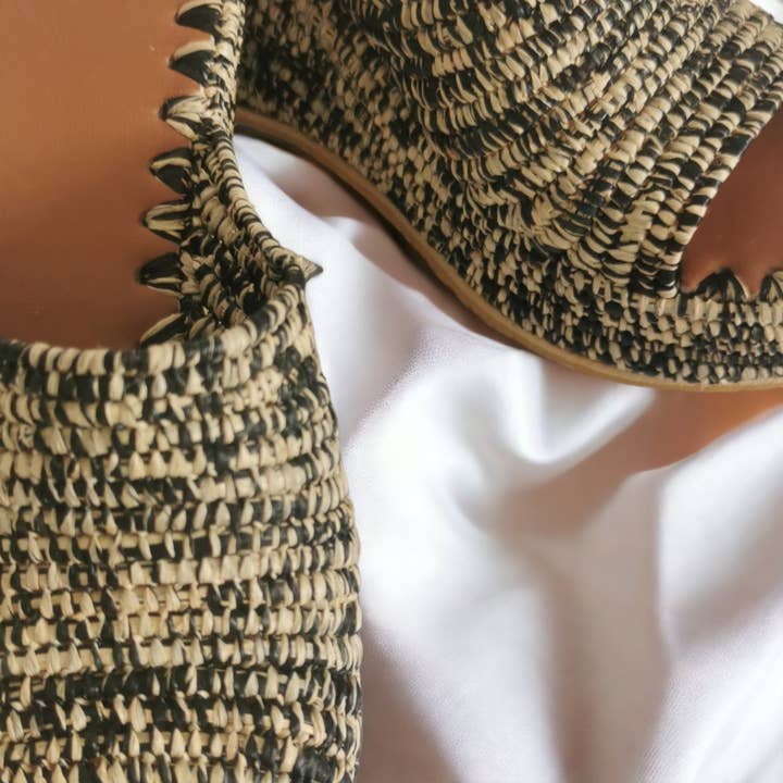 Berberparadise - Wholesale Sandals - Women's - Moroccan Sandales Raffia naturelles2