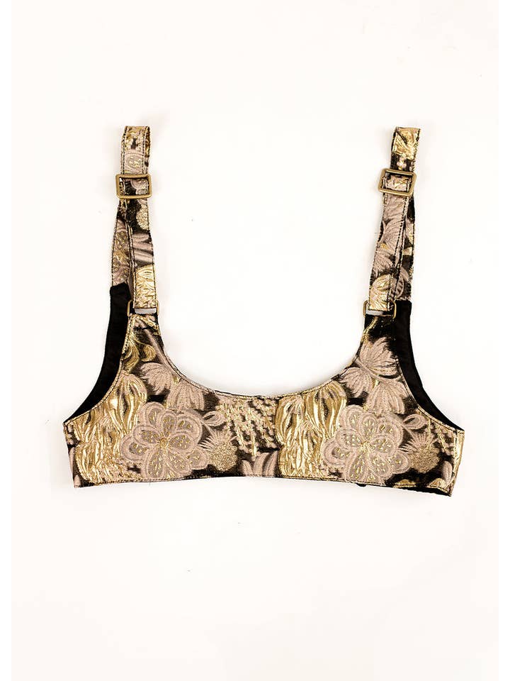 Joyfolie - Wholesale Blouse - Women's - Women's Tashia Harness in Metalic Brocade