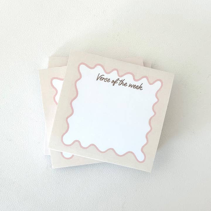 Grow in Grace - Wholesale Sticky Notes - Bible verse of the week sticky note pad, Christian notes
