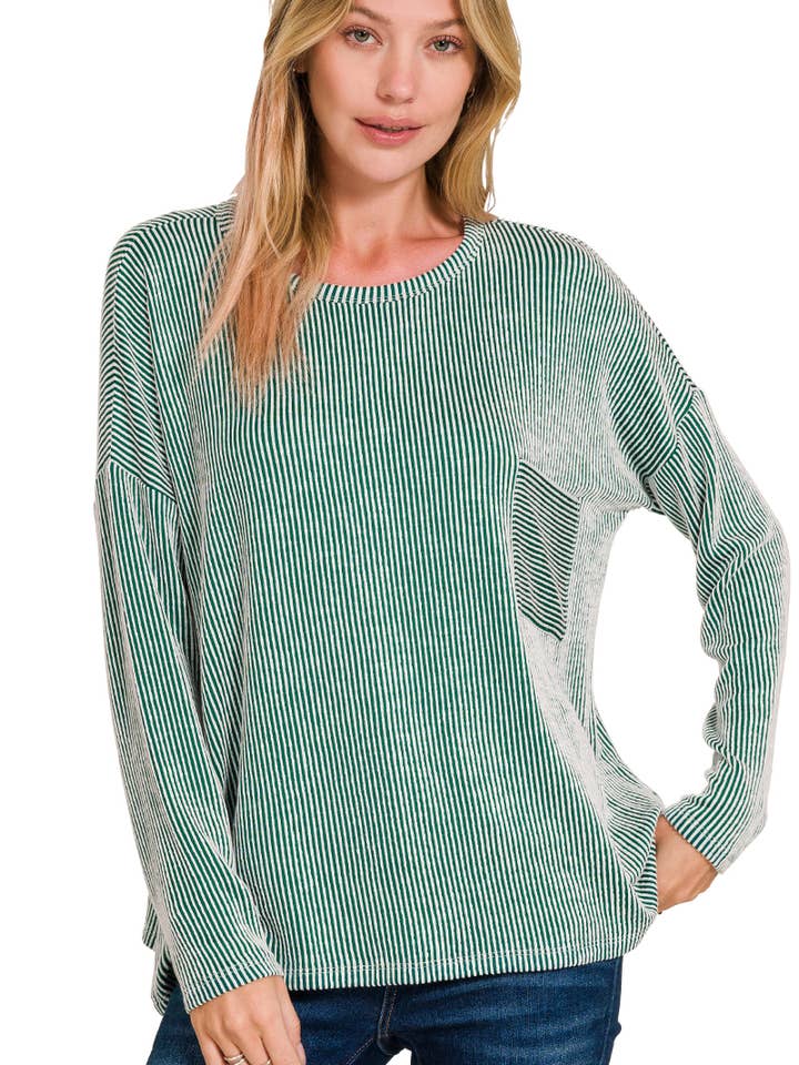 ',, Ribbed Striped Oversized Long Sleeve Top and other Purchase Wholesale ribbed long sleeve. Free Returns & Net 60 Terms on Faire trending on Faire.