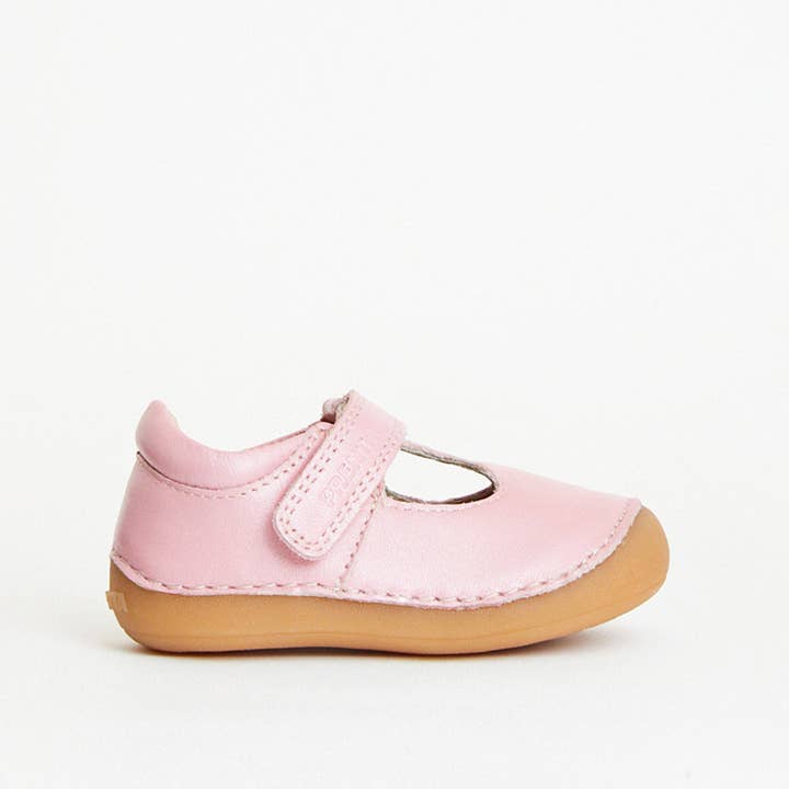 Zapatillas Atlas First Walker de color rosa metalizado para venta al por mayor de PRENTA Shoes