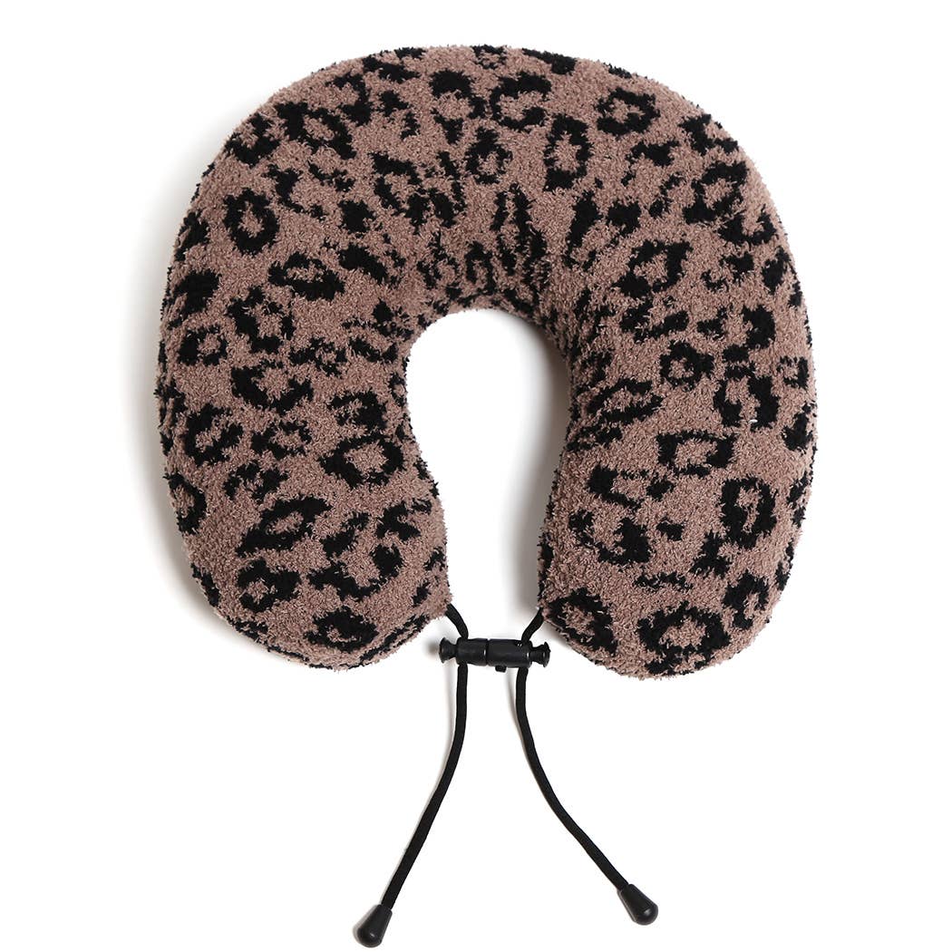 Fashion City - Wholesale Travel Pillow - Soft Leopard Print Travel Neck Pillow13