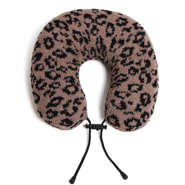 Fashion City - Wholesale Travel Pillow - Soft Leopard Print Travel Neck Pillow13