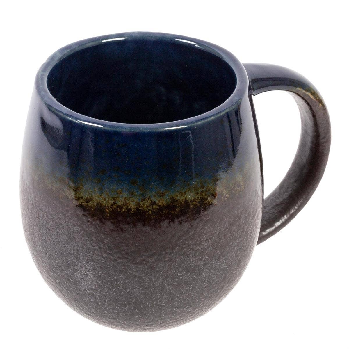 Truu Design - Wholesale Coffee Mug - Truu Design Elegant Dark Blue Reactive Glaze Ceramic Mug1