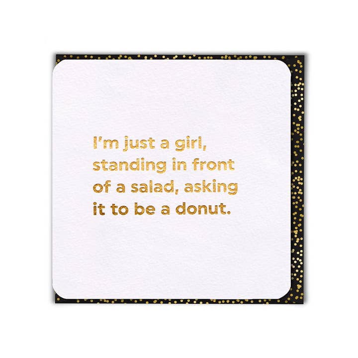 Brainbox Candy – wholesale Födelsedagskort – Roligt födelsedagskort - Jag är bara en tjej