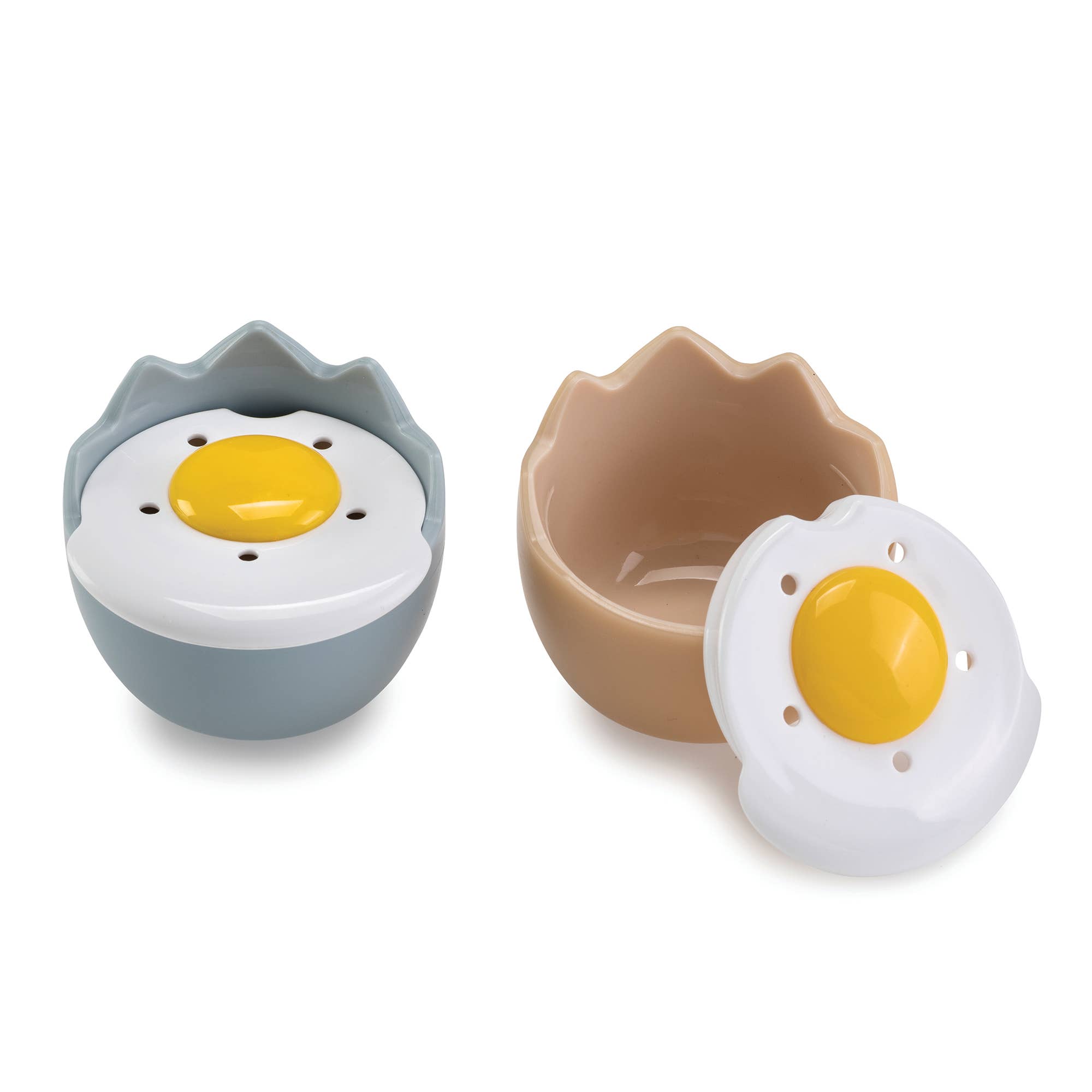 HIC - Harold Import Co. - Wholesale Kitchen Tool/Gadget - Joie Cracked Microwavable Egg Poacher, Set of 20