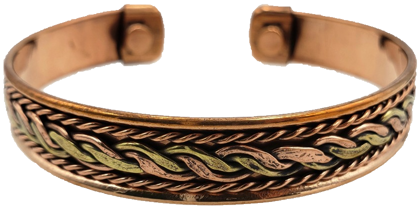 Treasure Jewelry – Pulseira de punho por atacado – Terapia de dor de artrite de pulseira magnética de cobre6
