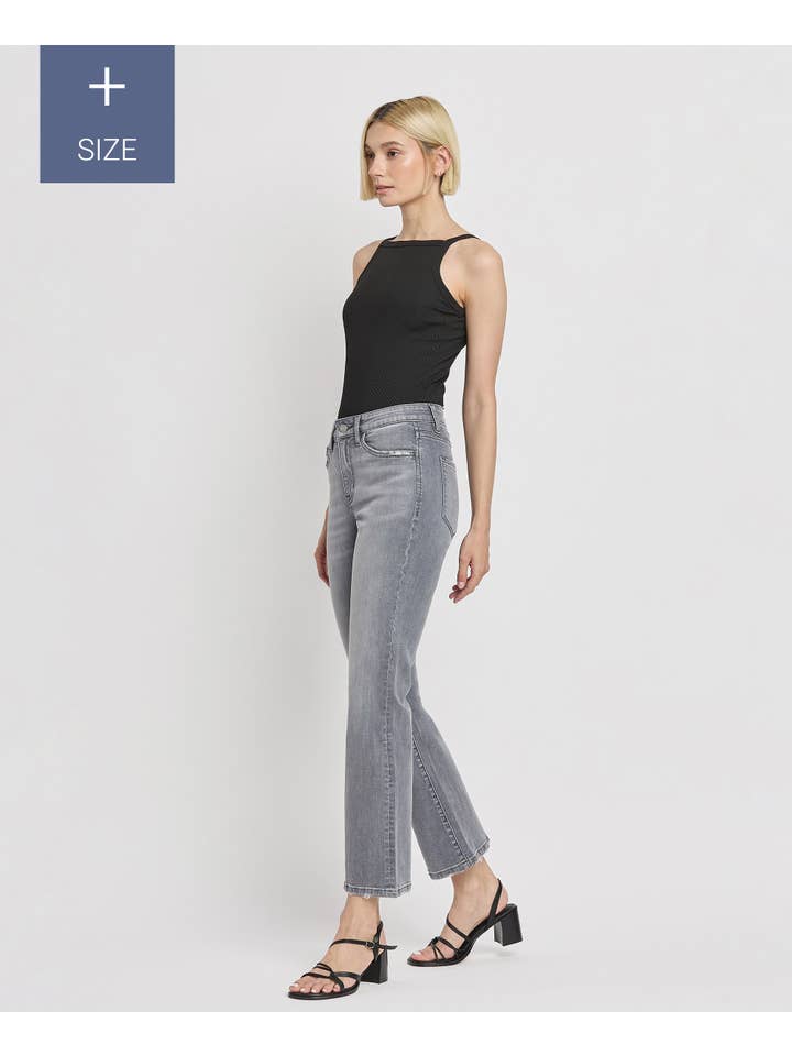 HOOGDUIK ENKELLAARSBROEK MET HOGE TAILLE IN GROTE MATEN T6413-P voor groothandel op Faire9