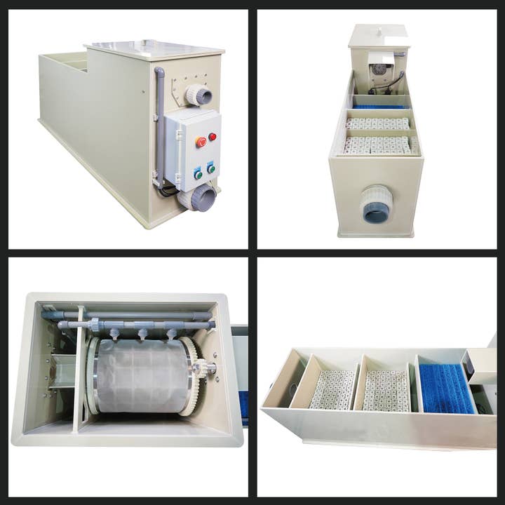 AQUA DREAM - Wholesale Nature and outdoors - Macro Drum Pond Filter with Filter Media, Integrated Filtration Equipment, 10 Tons 2600 GPH Efficient Filter Media8