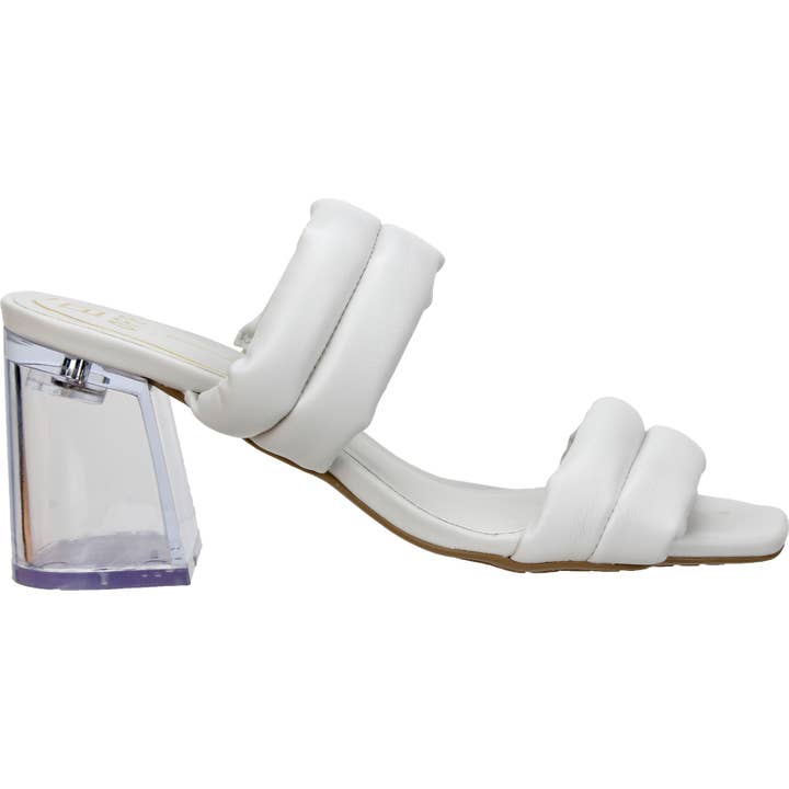 *Næsten Udsolgt* Klar Blokhæl Sandal Off-White 523-22423 for engroshandel hos OFFLINE Shoes